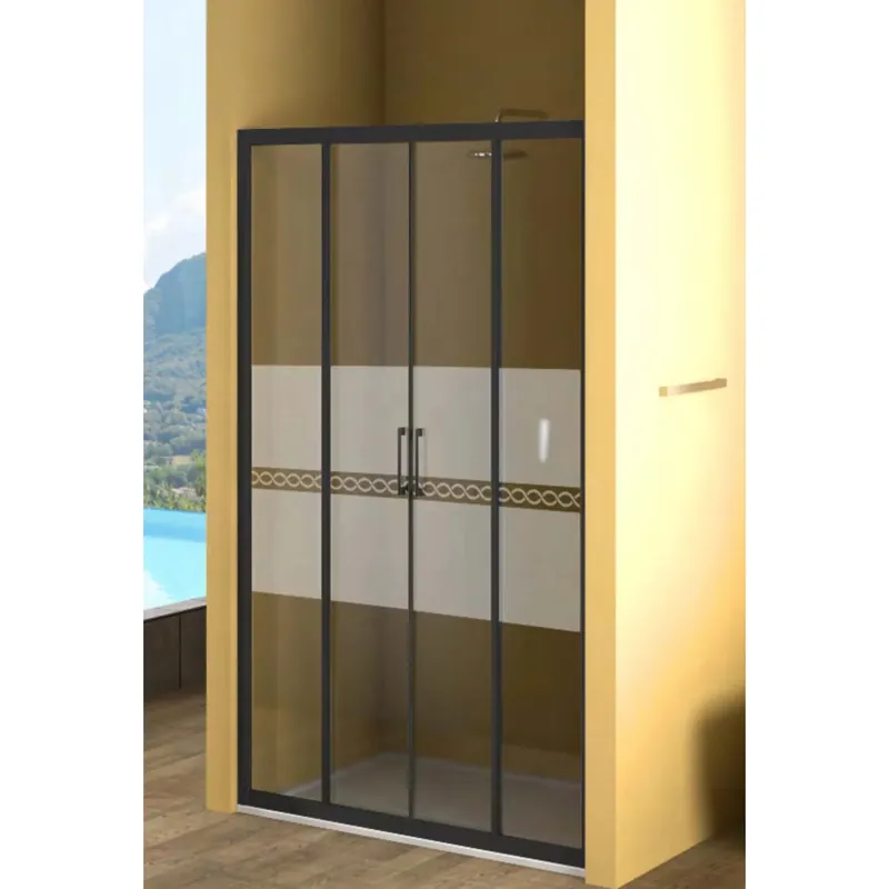Actieprijs Porta scorrevole doccia 2 ante Bild L142/148xH190 cm bianco decoro 2
