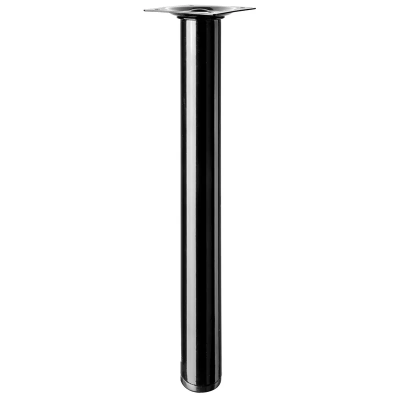 Beperkte Voorraad Gamba da tavolo con piastra di montaggio Ø 30 x H 300 mm nero