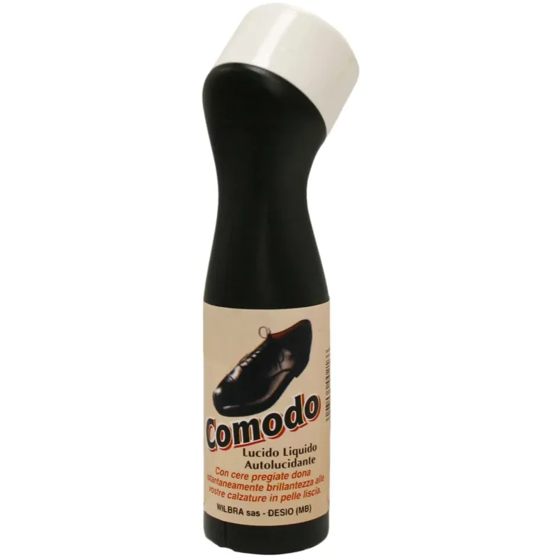 Lucido liquido autolucidante nero con spugnetta spandi-prodotto 75 ml Exclusieve Aanbieding