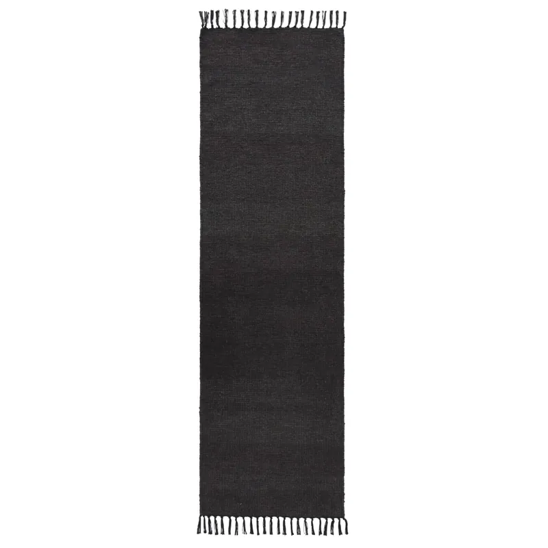 Tappeto in cotone effetto ciniglia 60x200 cm antracite Direct Verzonden