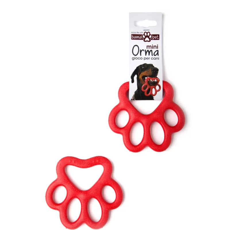 Gioco cane Orma mini taglia XS 8,5x8x0,9 cm Rechtstreeks Van De Fabrikant