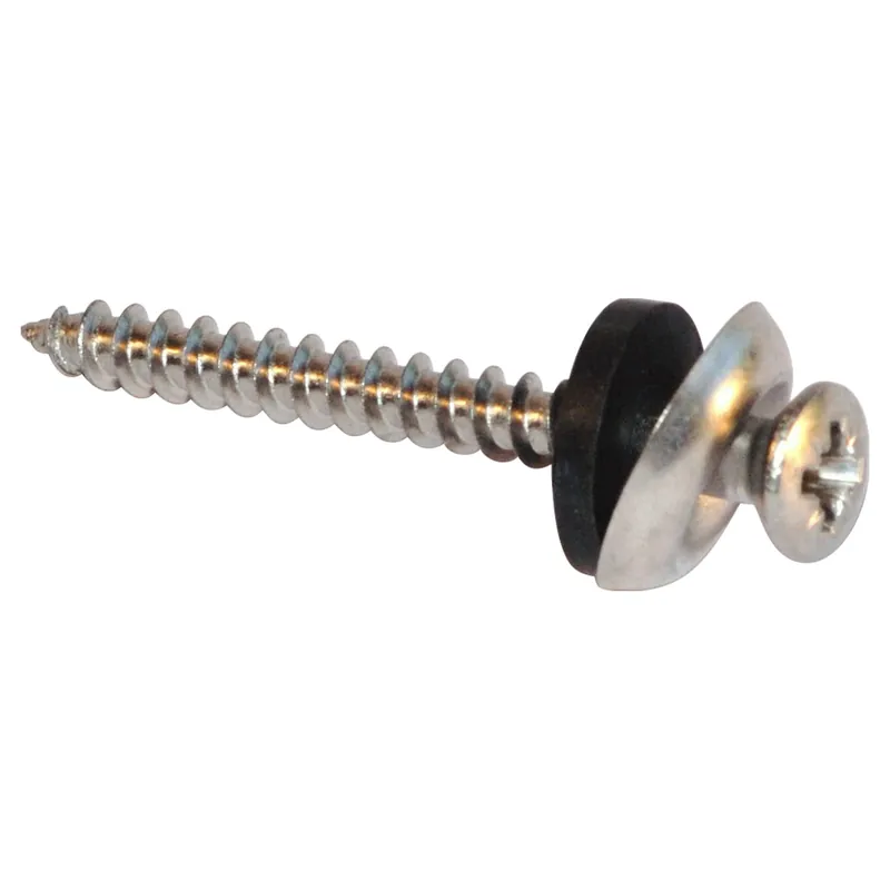 Alleen Vandaag Vite per lattoniere acciaio inox A2 con ranella e boccola 4,5 mm x 60 mm pz 7