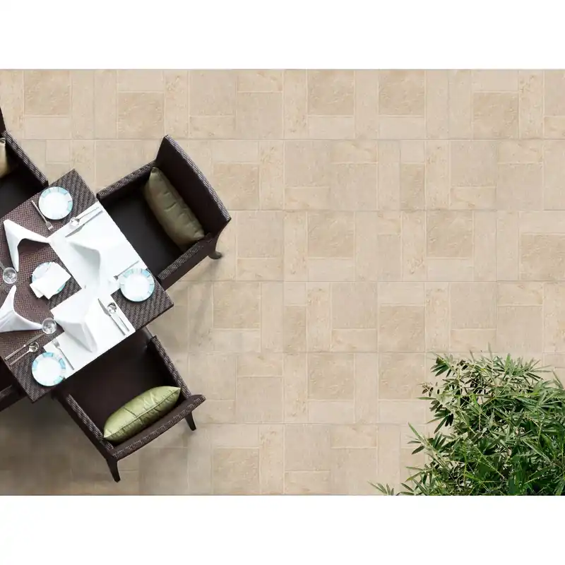 Piastrella in gres porcellanato Modulare beige 30,2x60,4 cm 1,65 m² Koopje