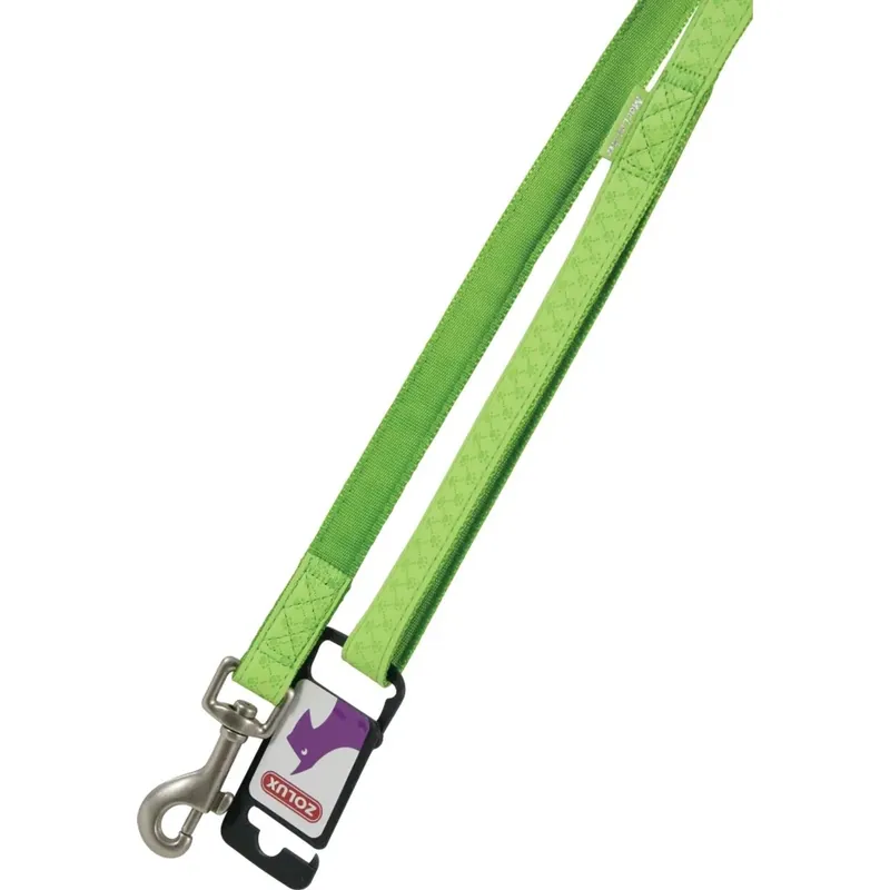Actieprijs Guinzaglio Mac Leather 1,2 m spessore 20 mm verde