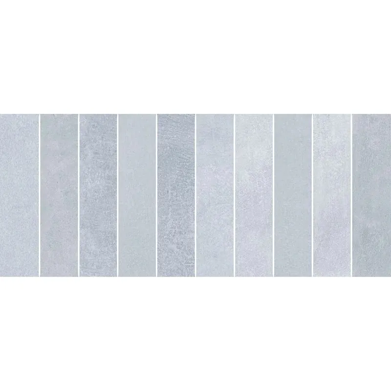 Beperkt Aanbod Rivestimento in bicottura Cement Wall celeste 25x60 cm 1,5 m²