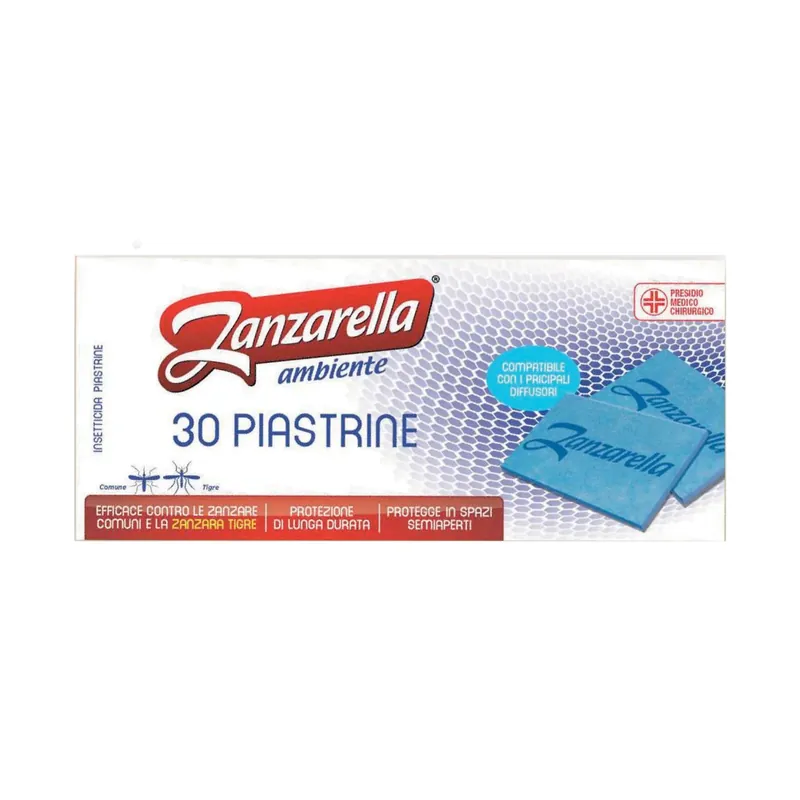 Antizanzare Zanzarella ricarica piastrine classica 30 pz Laatste Versie