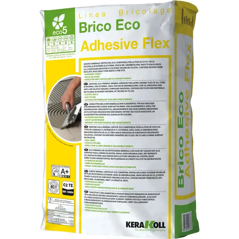 Alleen Vandaag Adesivo minerale Kerakoll Adhesive Flex Brico Eco 25 kg grigio
