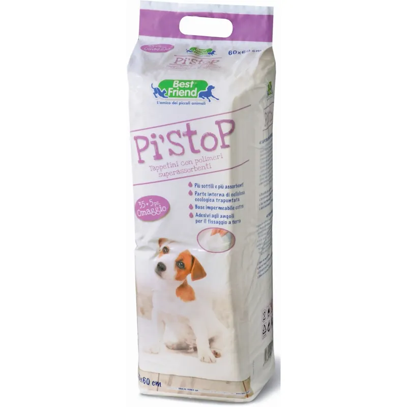 Aanbieding Tappetini igienici per cani assorbenti Pi-Stop 60x60 cm 40 pz