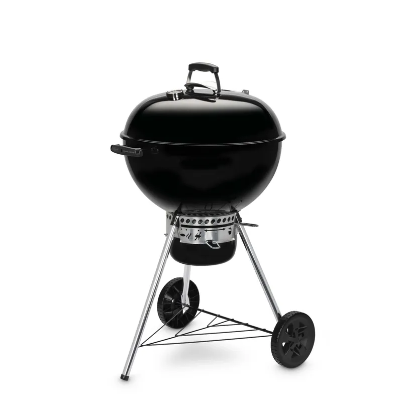 Barbecue a carbone Weber Kettle E5730 griglia 57cm + kit ciminiera di accensione Direct Verzonden