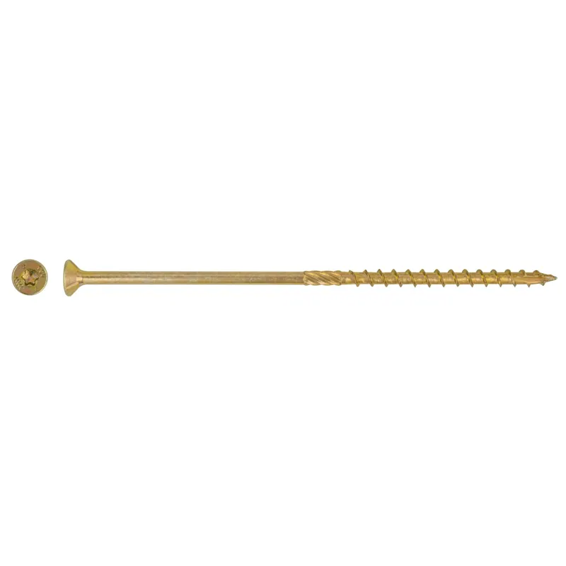 Vite per legno testa piana svasata T25 zincata giallo 4,5x45 mm 8 pz Goedkoop