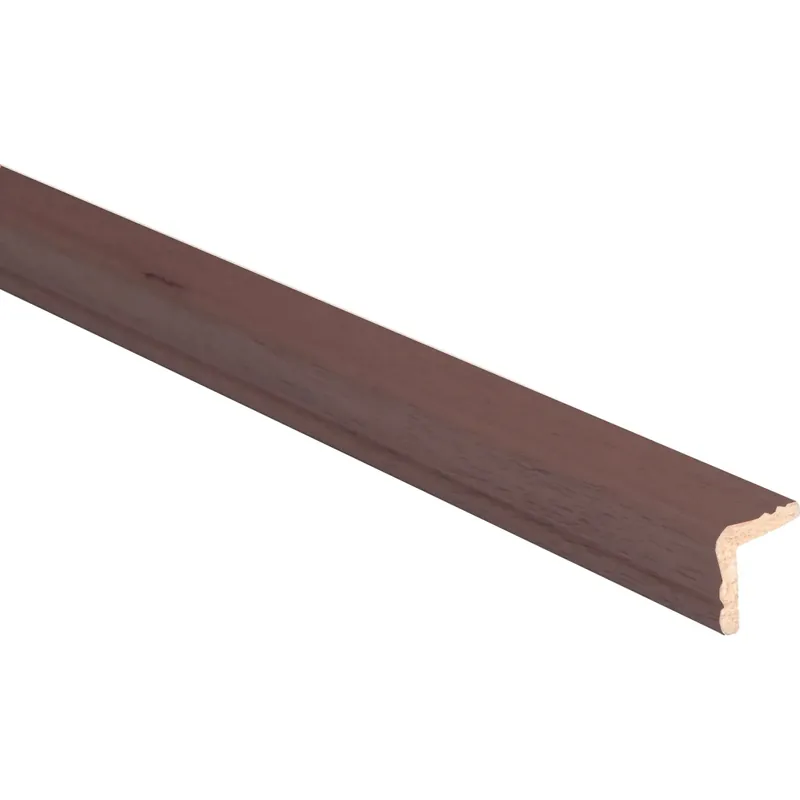 Superprijs Paraspigolo in ayous barocco noce scuro 20 mm x 20 mm