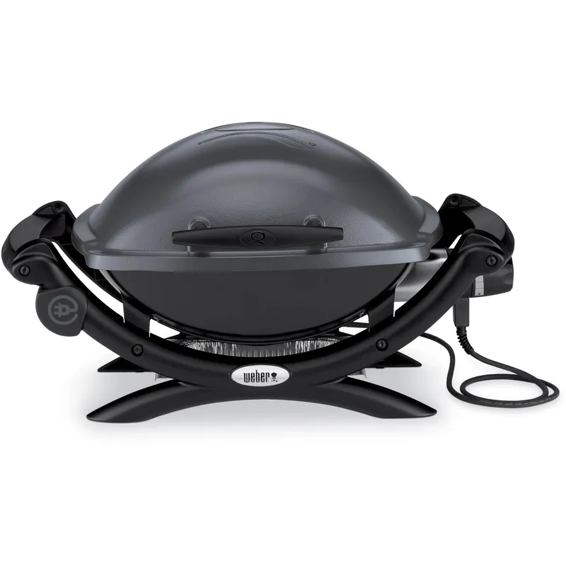 Barbecue elettrico Weber Q 1400 W antracite 43x32 cm Direct Verzonden