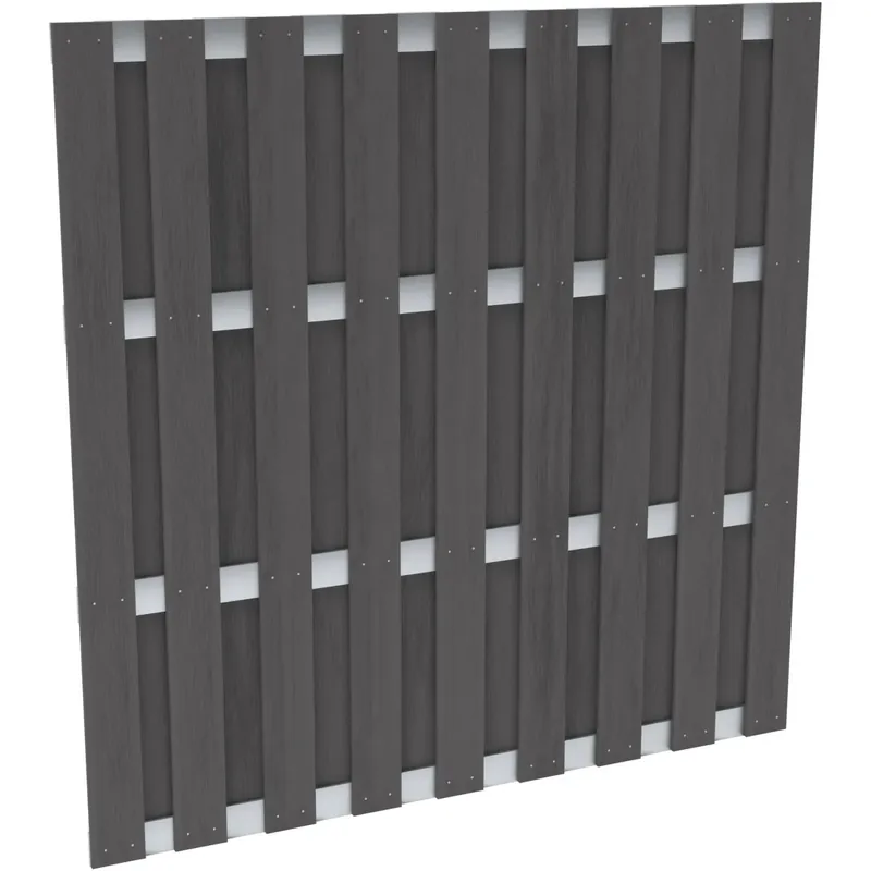 Aanbieding Elemento per recinzioni privacy WPC alluminio 180 x 180 cm antracite