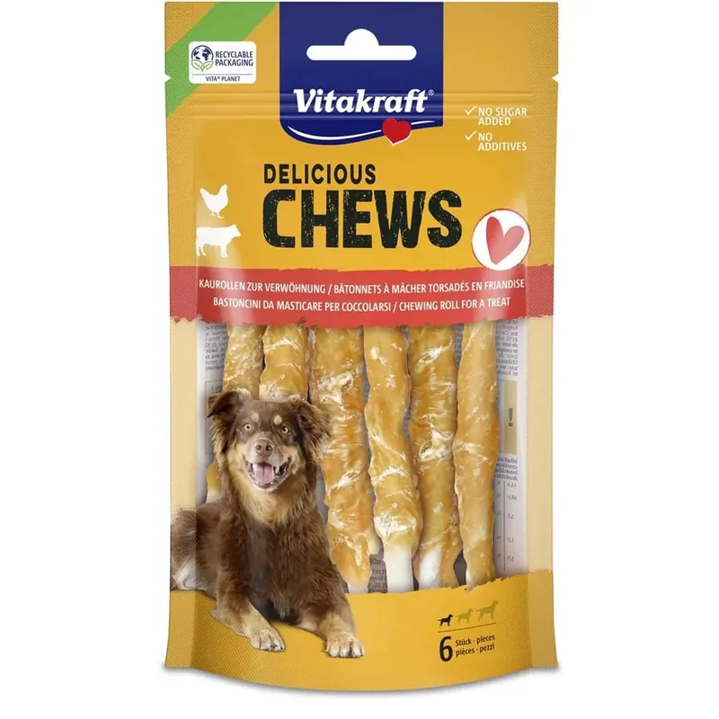 Alleen Vandaag Bastoncini con pollo Chews Delicious S 6 pz