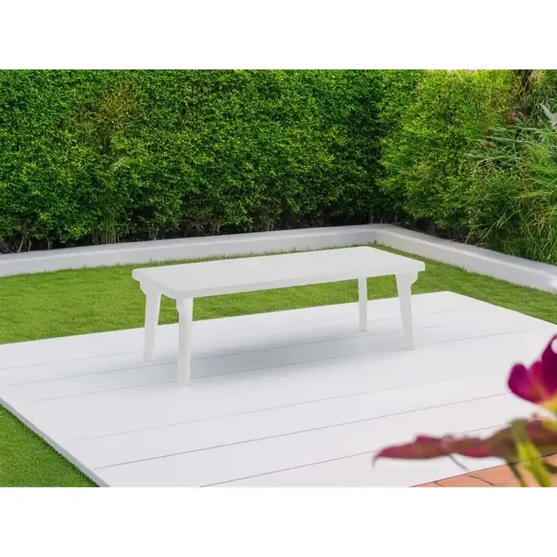 Alleen Vandaag Tavolo allungabile da giardino Bergen 160-220x90x74 cm bianco