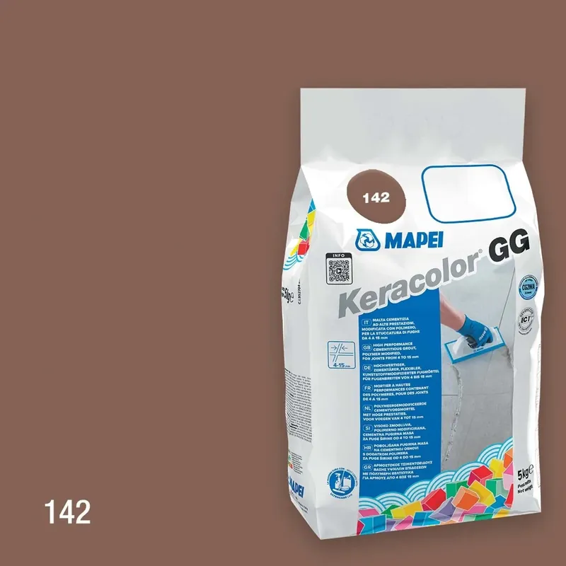 Stucco per fughe Keracolor GG 5 kg 142 Marrone Betaalbaar