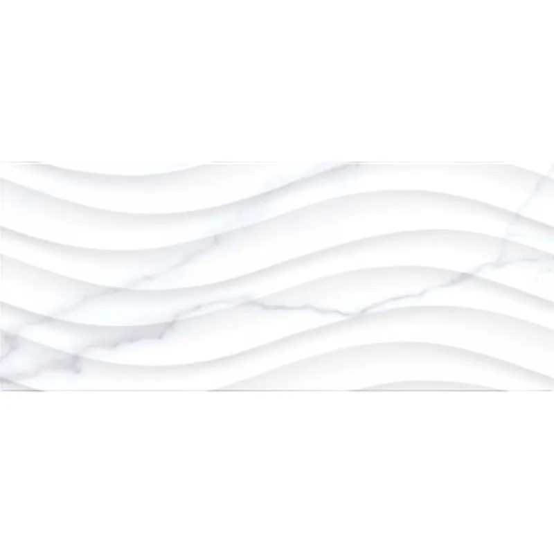 Veilige Betaling Rivestimento murale Brava Onda grigio lucido 1,5 m² 25x60 cm