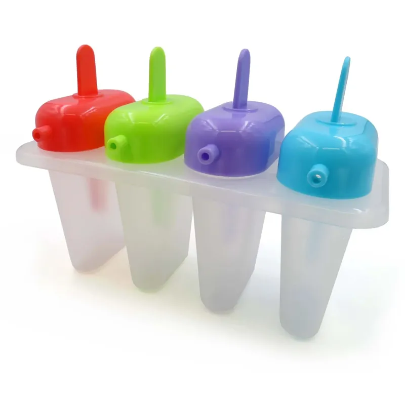 Tijdelijk Beschikbaar Forma ghiaccioli in plastica 16x10x7 cm 4 pz colori assortiti