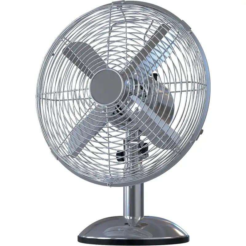 Actieprijs Ventilatore da tavolo 30 cm cromato