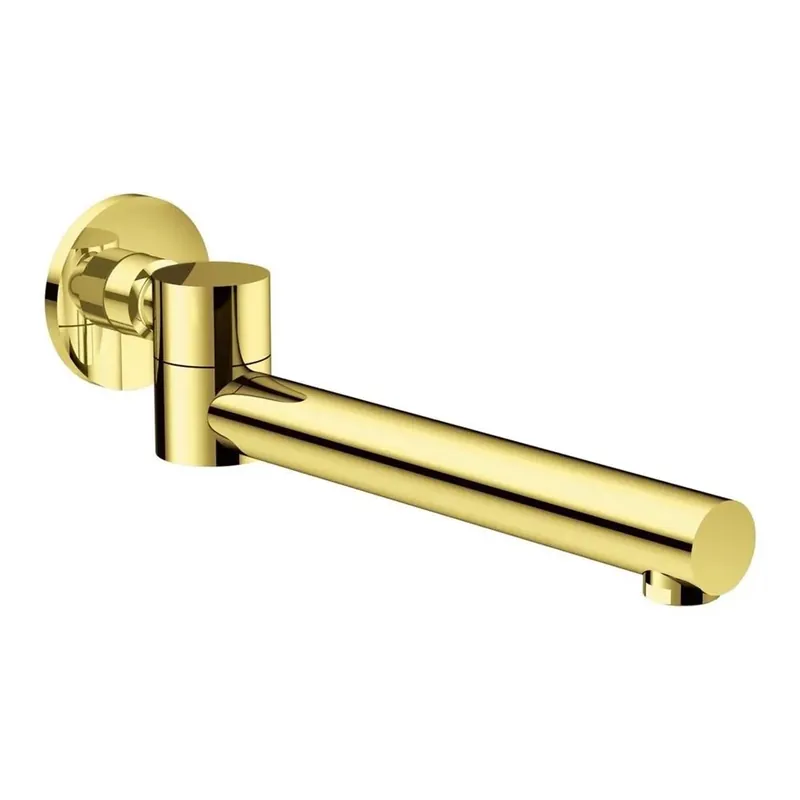 Nieuw Miscelatore vasca incasso pieghevole rotondo Idrostile con aeratore oro