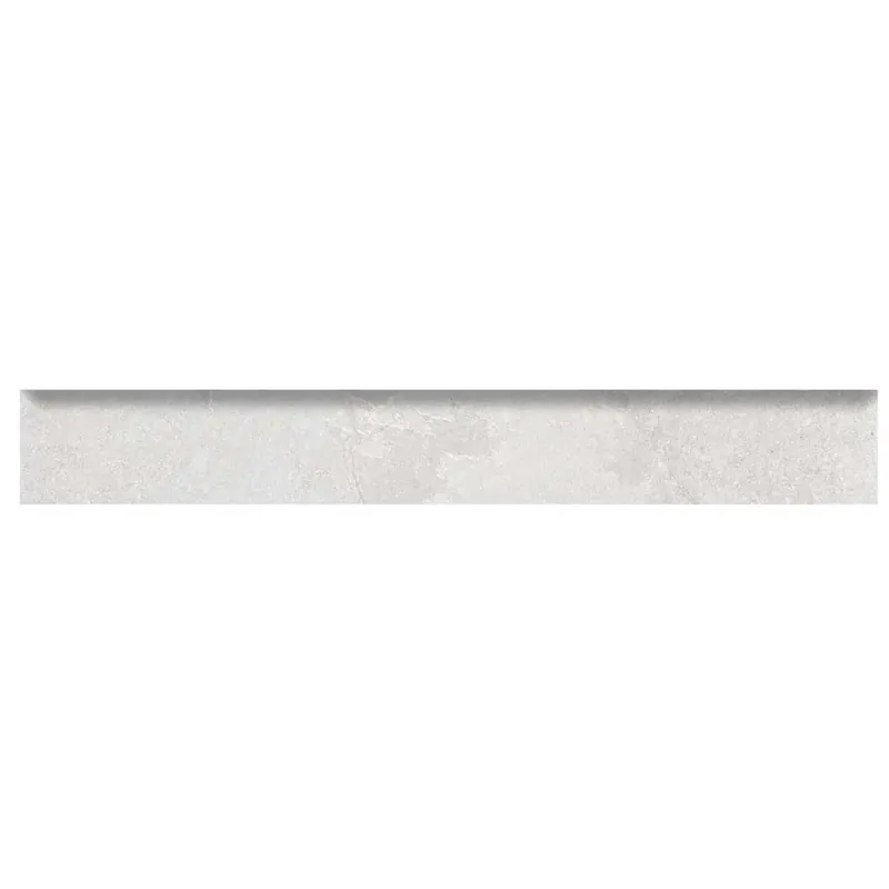 Superprijs Battiscopa in gres porcellanato EaNewStone Gesso 8x60 cm