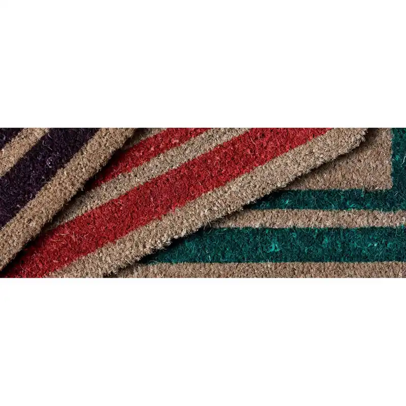 Zerbino Kokos Classic mezzaluna 38x68 cm colori assortiti Tijdelijk Beschikbaar
