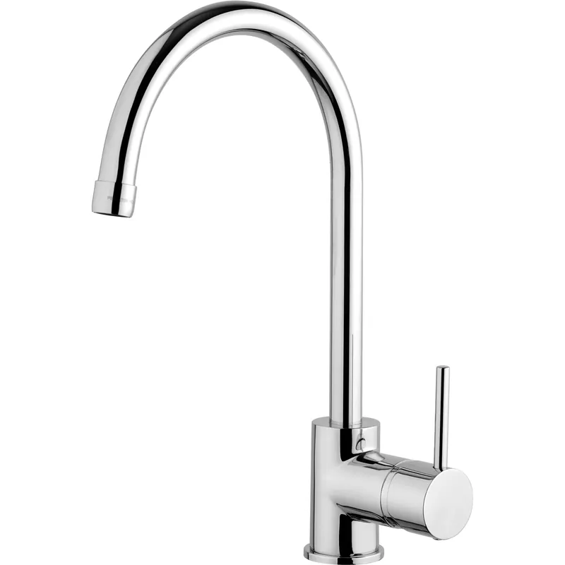 Paini miscelatore lavello bocca alta orientabile Line cromo Ø 35 mm Gratis Retour