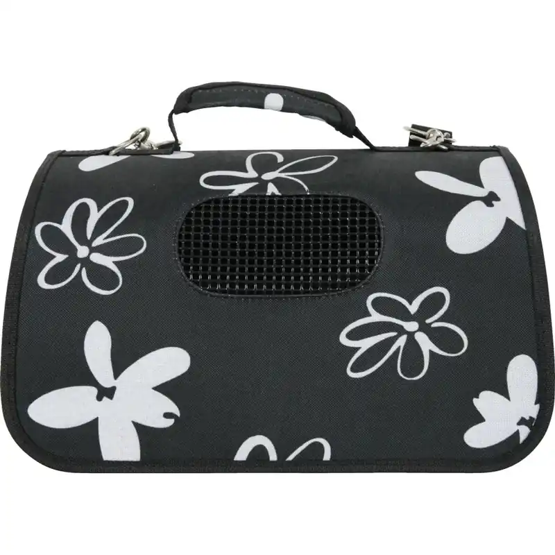 Actieprijs Cesta trasporto Flower nero Small