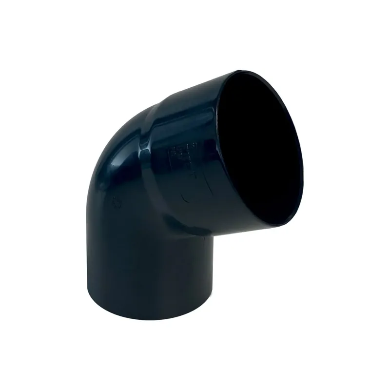 Alleen Vandaag Curva pluviale in PVC Marley First Plast antracite 67° Ø 80 mm