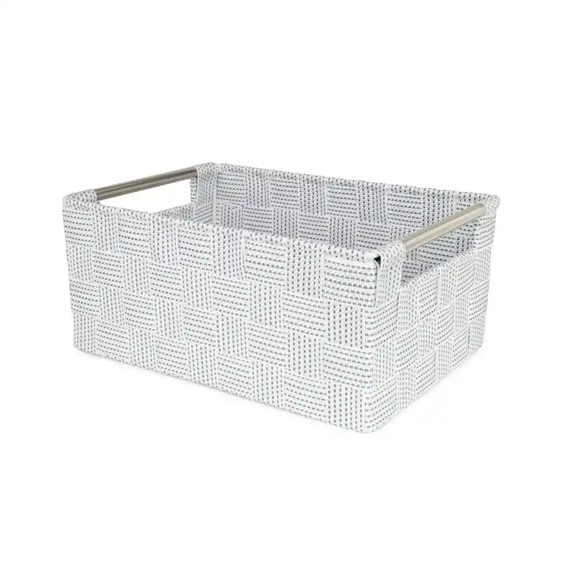 Voordeelprijs Cestino portaoggetti Toronto bianco 25x17x10 cm