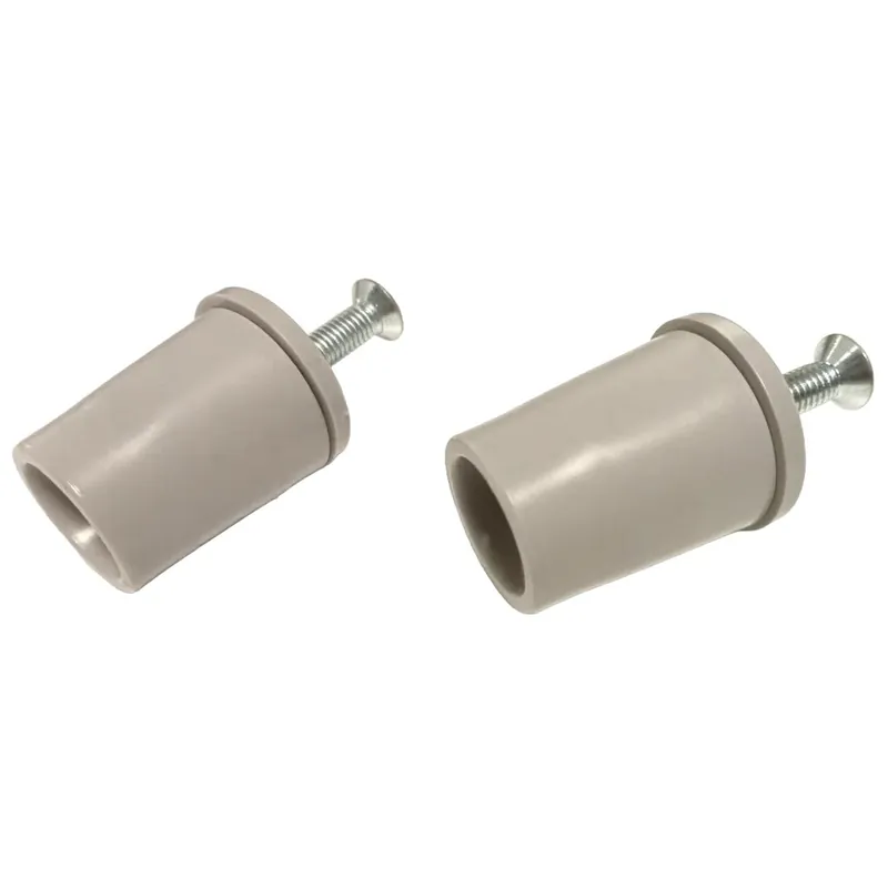 Tappo d`arresto per tapparelle 45 mm grigio 2 pezzi Hete Deal