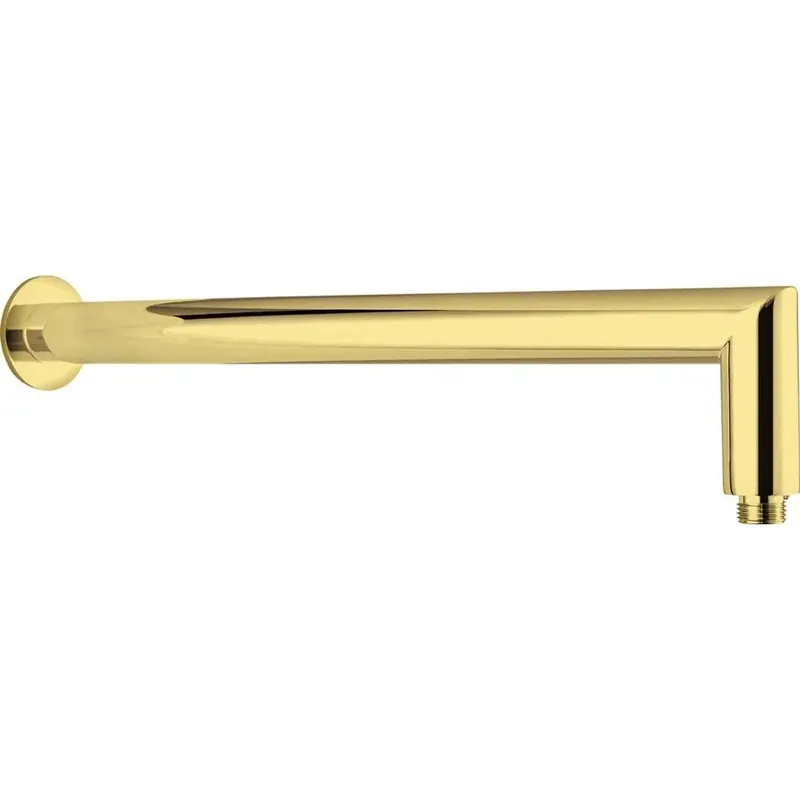 Betaalbaar Miscelatore doccia parete Idrostile tonda 400 mm oro