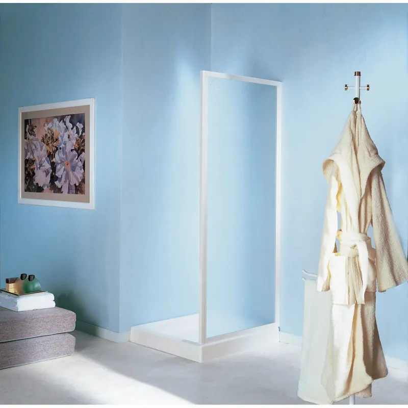 Actieprijs Lato fisso doccia 85/89 cm acrilico bianco