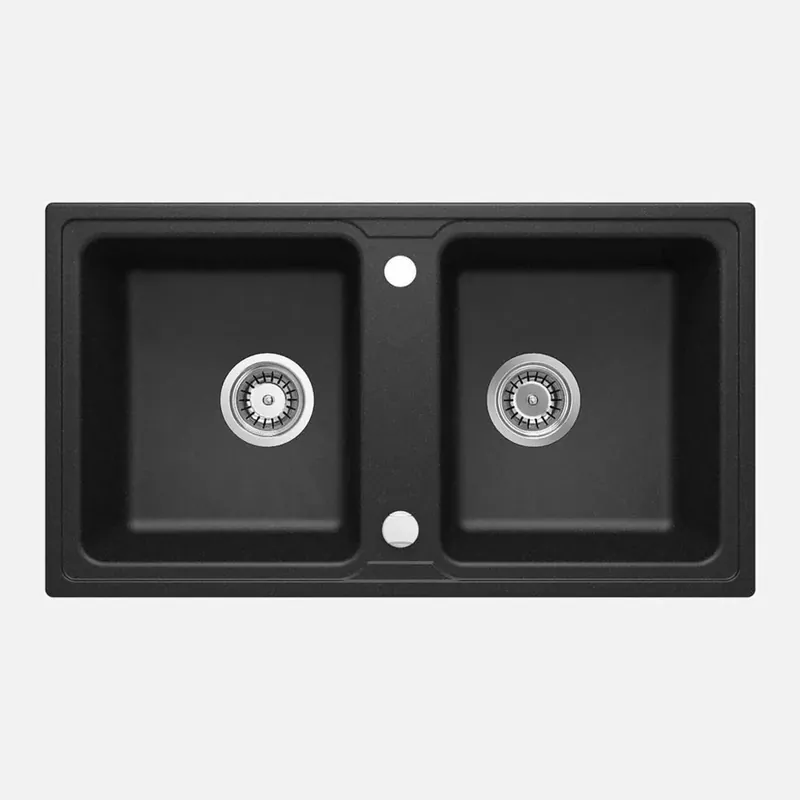 Nieuw Lavello 2 vasche Idrostile Martí 435x180 mm Grafite Metallizzata