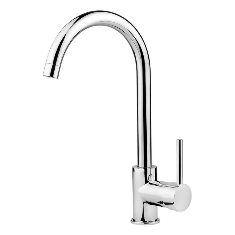 Rubinetto cucina monocomando Idrostile con flessibili 45 cm cromo lucido Must-Have