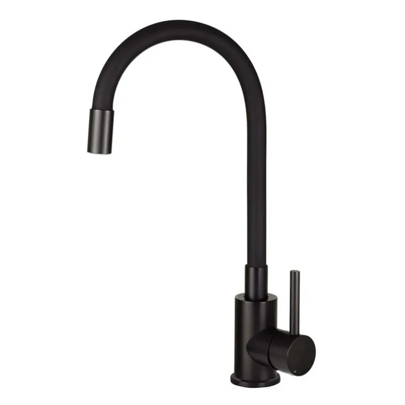 Rubinetto da cucina bocca elastica Idrostile nero Lage Prijs