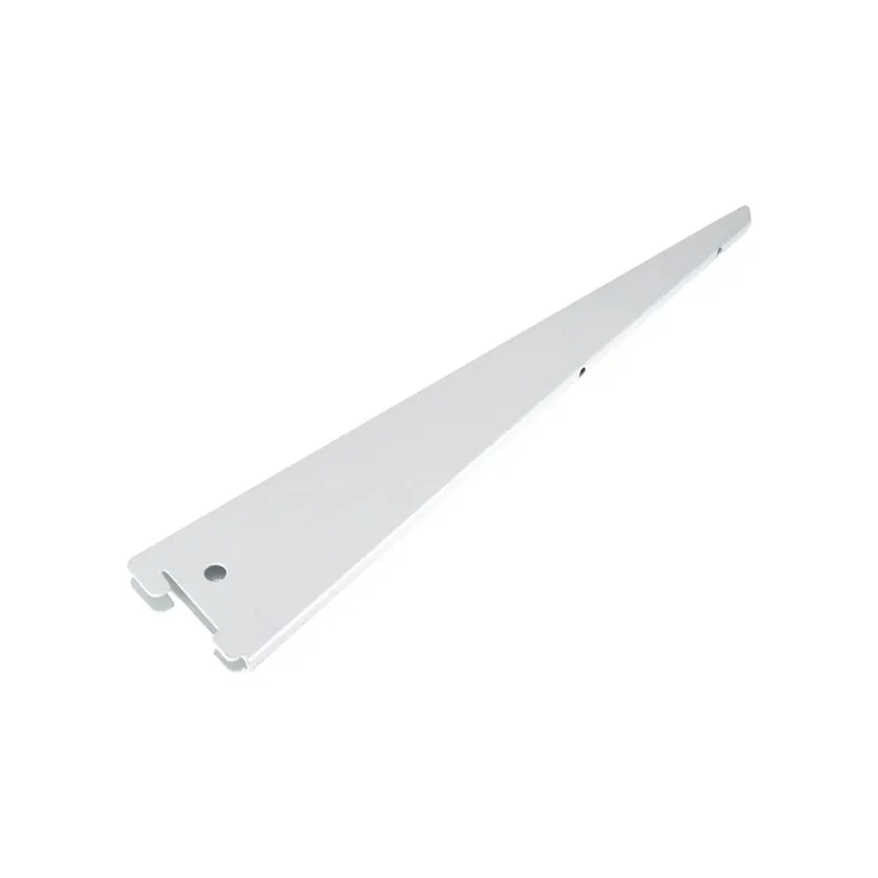 Uitverkoop Supporto doppio a U in acciaio 37 cm 50 kg argento