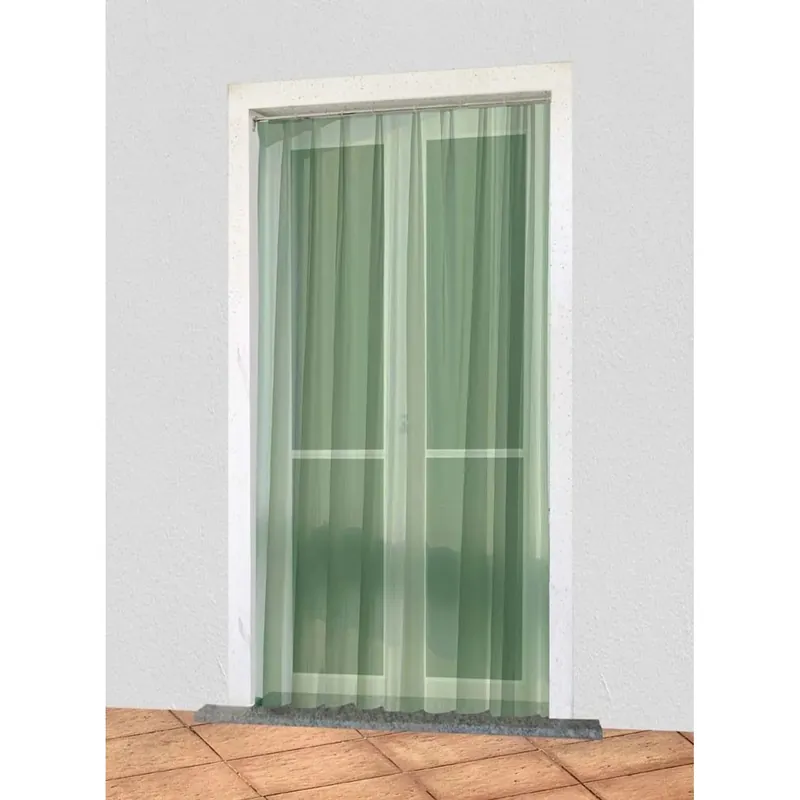 Zanzariera per porta e finestre frangisole 140x240 cm verde Alleen Vandaag