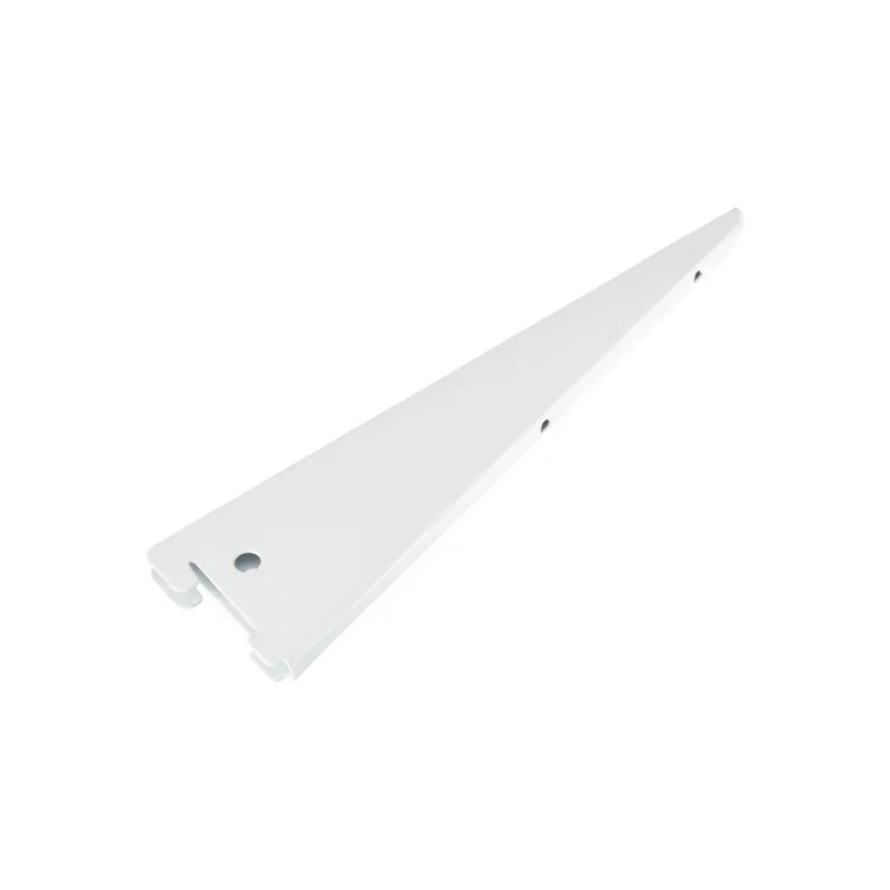 Superprijs Supporto doppio a U in acciaio 27 cm 50 kg bianco