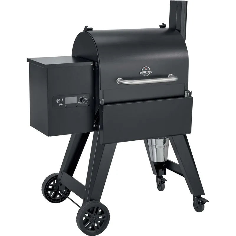 Barbecue a pellet Jamestown nero 115x59x121 cm Koop Vandaag