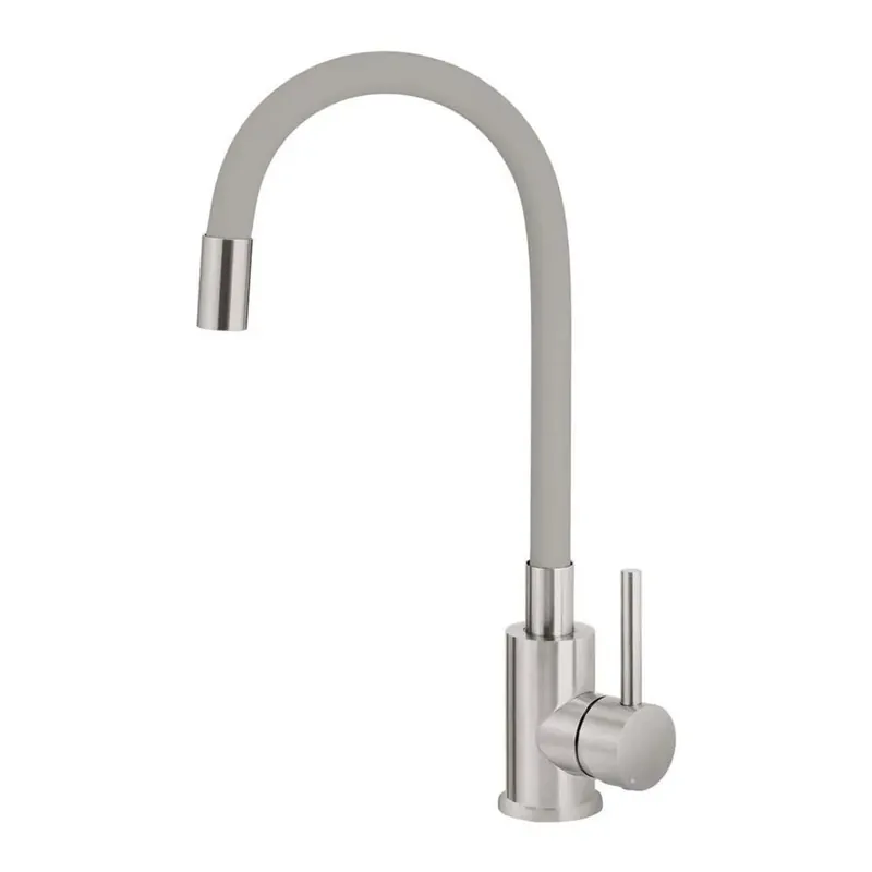 Beperkt Aanbod Rubinetto da cucina bocca elastica Idrostile 45 cm acciaio