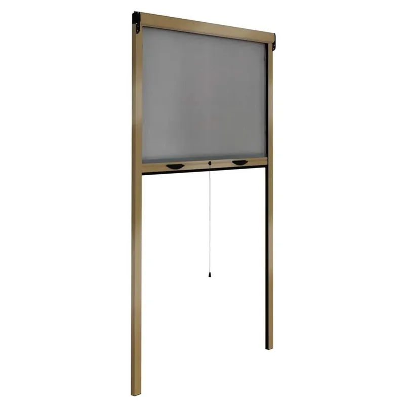 Zanzariera a rullo apertura verticale 140x160 cm bronzo Bestel Nu