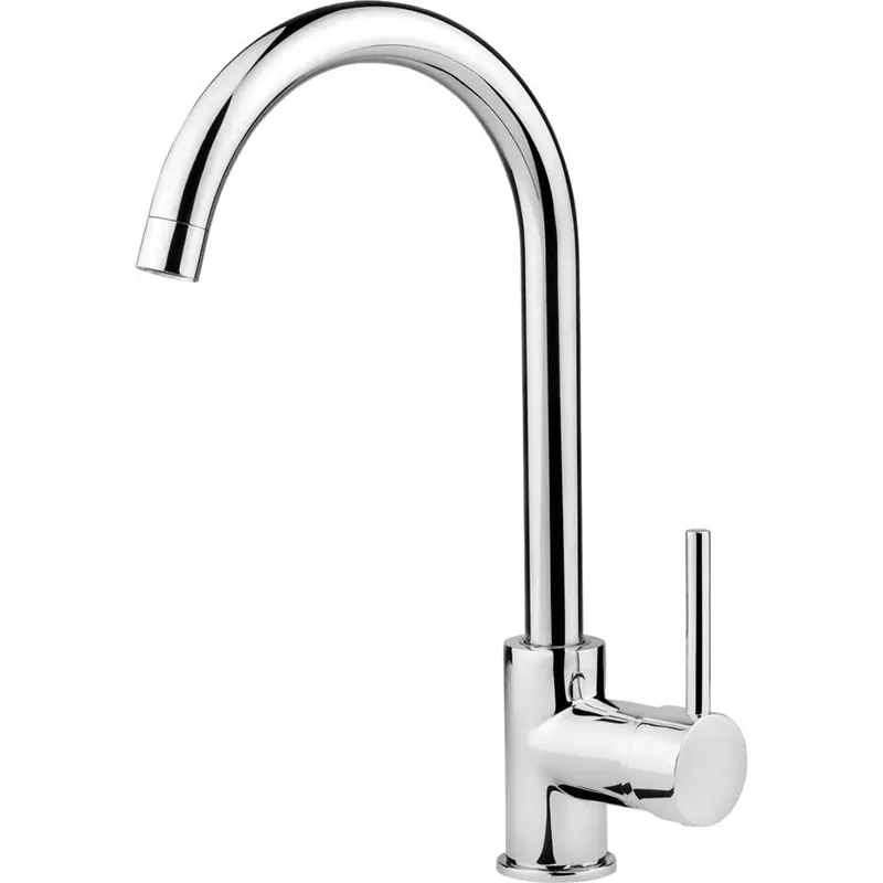 Rubinetto cucina monocomando Idrostile acciaio inox cromo lucido Hoge Kwaliteit