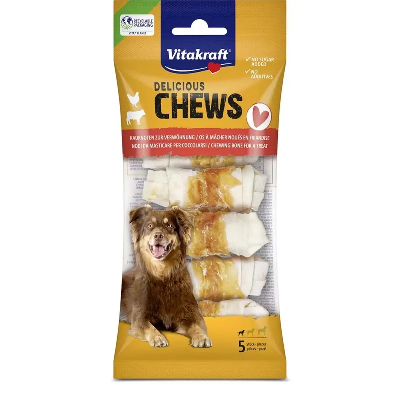 Aanbieding Ossi nodati con pollo Chews Delicious S 5 pz