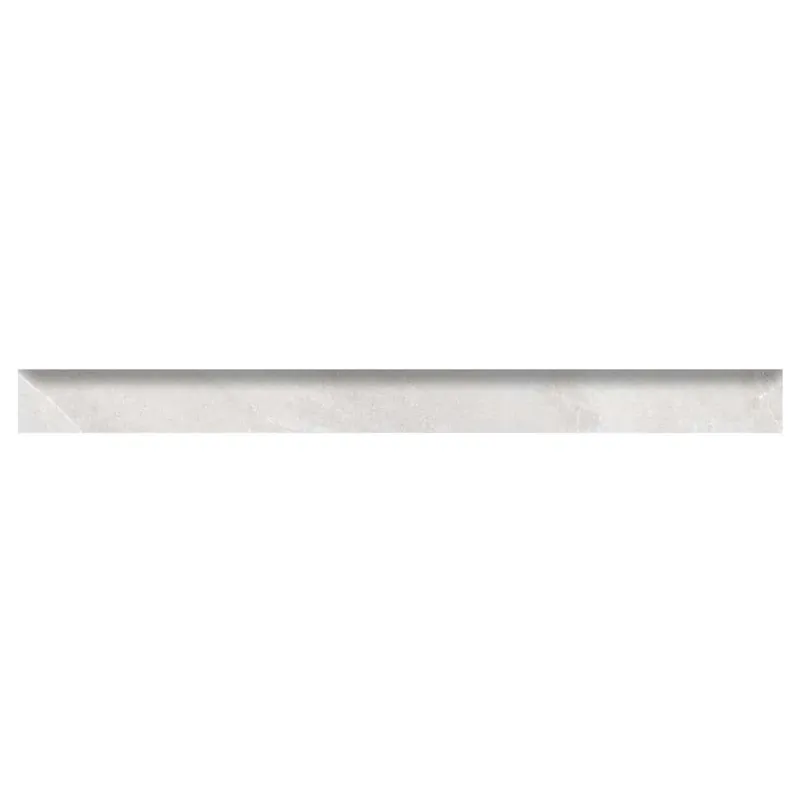 Battiscopa in gres porcellanato EaNewStone Gesso 10x119,8 cm Gereduceerde Prijs