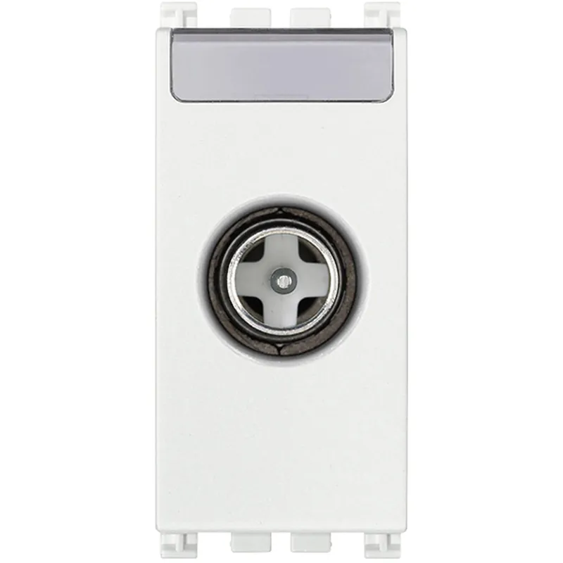 Weekendaanbieding Vimar Arké presa TV-RD-SAT diretta e attenuazione 1dB colore bianco