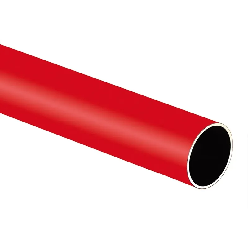 Tubo in acciaio rosso 1 mt Beperkt Aanbod