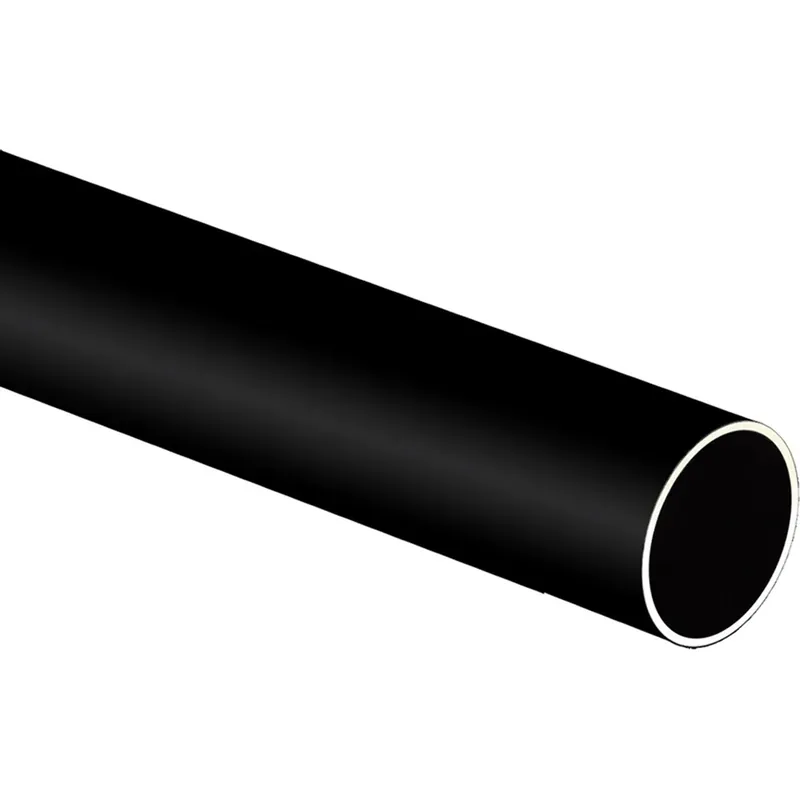 Gratis Retour Tubo in acciaio nero 2 mt