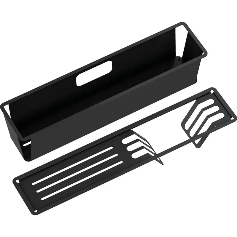 Koop Vandaag Set accessori lavello Idrostile acciaio inox 408x50 mm nero