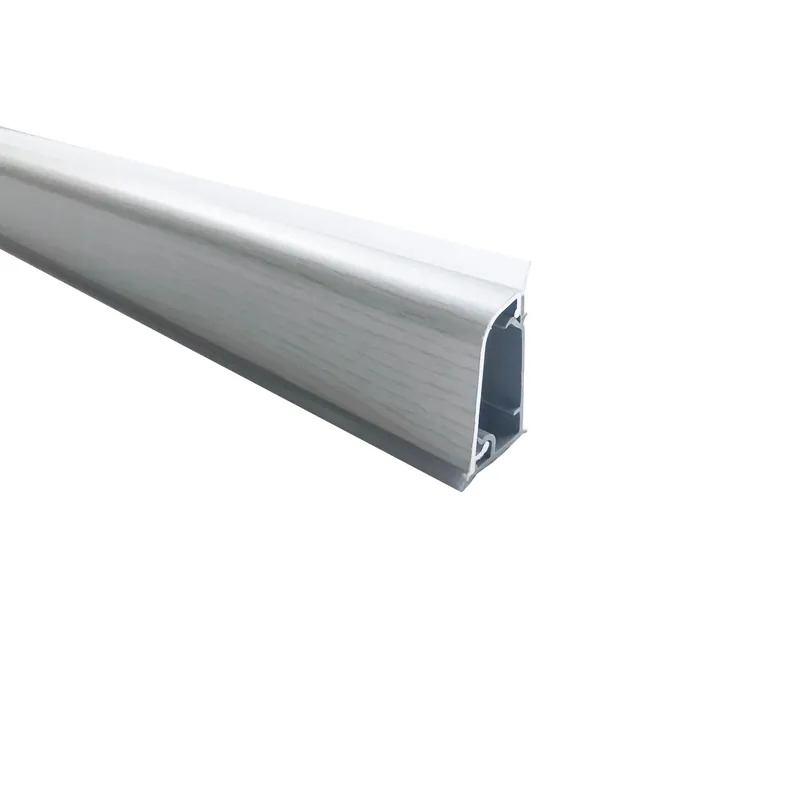 Alzatina per cucina in alluminio rivestita rovere bianco 1 m Direct Beschikbaar
